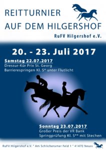 Großes Reitturnier 2017 auf dem Hilgershof in Neuss-Allerheiligen